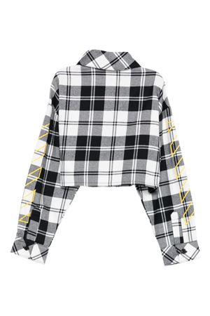 camicia in cotone nero OFF WHITE KIDS | OGGA01CF25FAB0011018